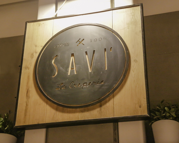 Insegna del Savì dello chef italiano Nicola Savino
